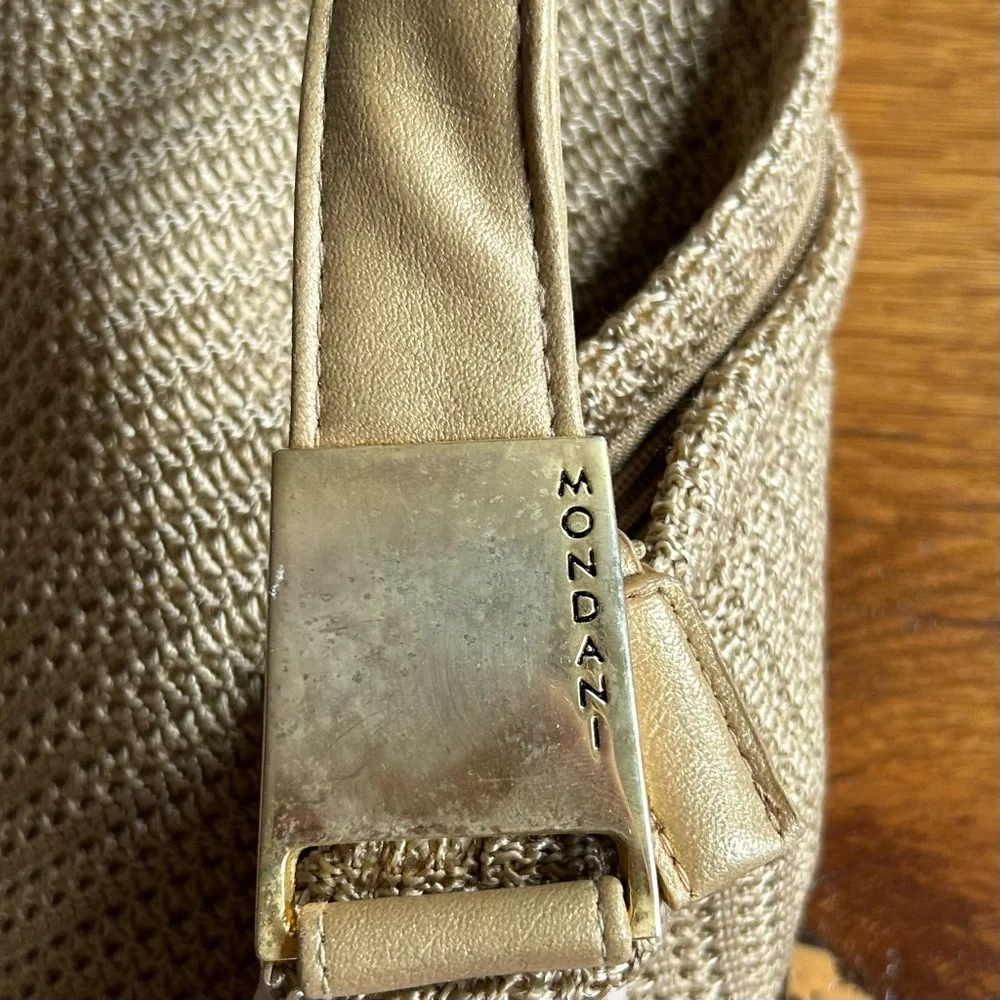 Mondani New York Hobo‎ Crochet Macrame Shoulder Bag in Tan Purse Bag